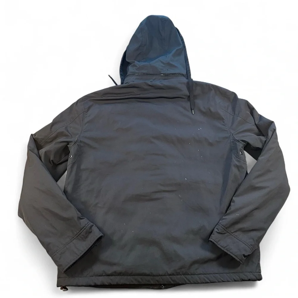 Polo Ralph Lauren Men’s Black Full Zip‎ Fleece-Lined Hooded Jacket Size Medium